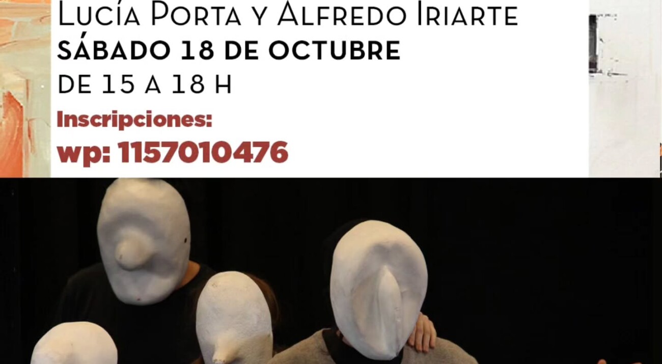 Seminario Máscaras Larvarias- Lo Simple. Lucía Porta y Alfredo Iriarte
